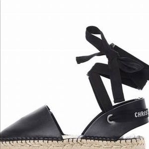 Dior Leather Espadrille